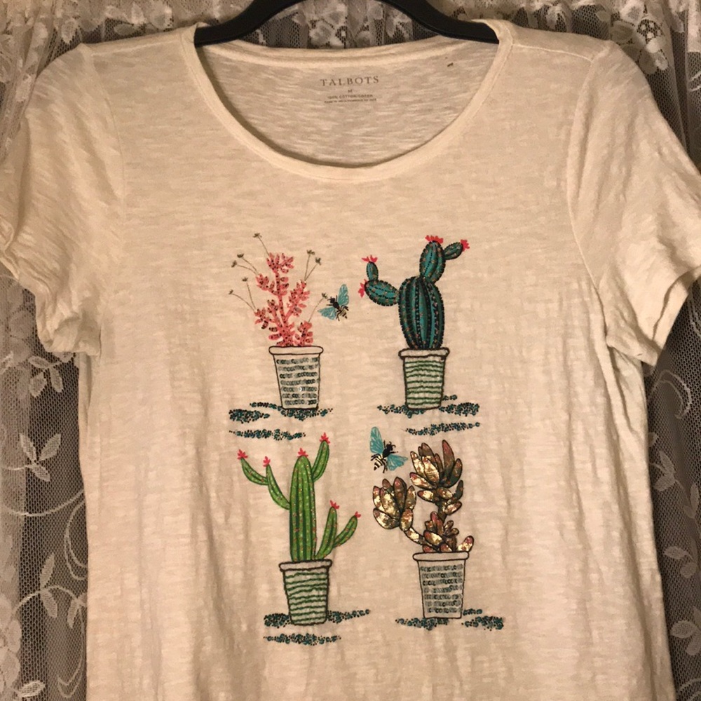Talbots Cactus Tee